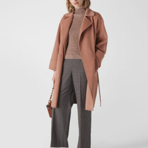 Whistles Women's Double Faced Wool Wrap Coat