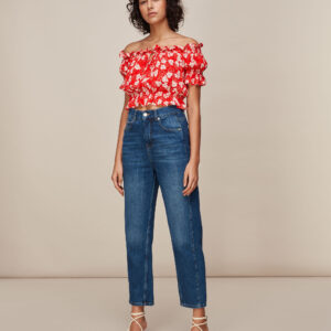 Whistles Women's Floral Garland Bardot Top