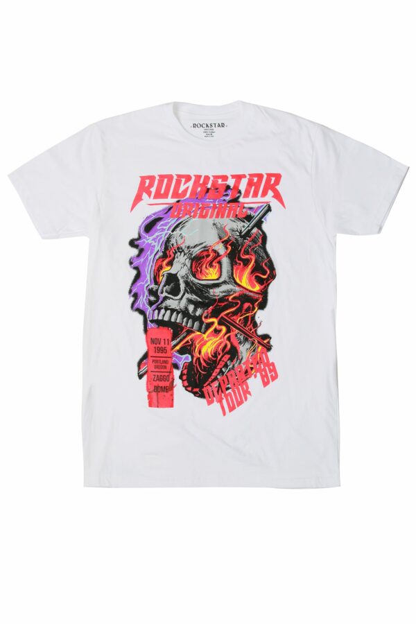 White Joni Printed T-Shirt L / White