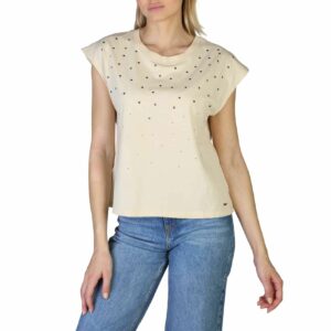 White Round T-shirt Clarisse_pl505168