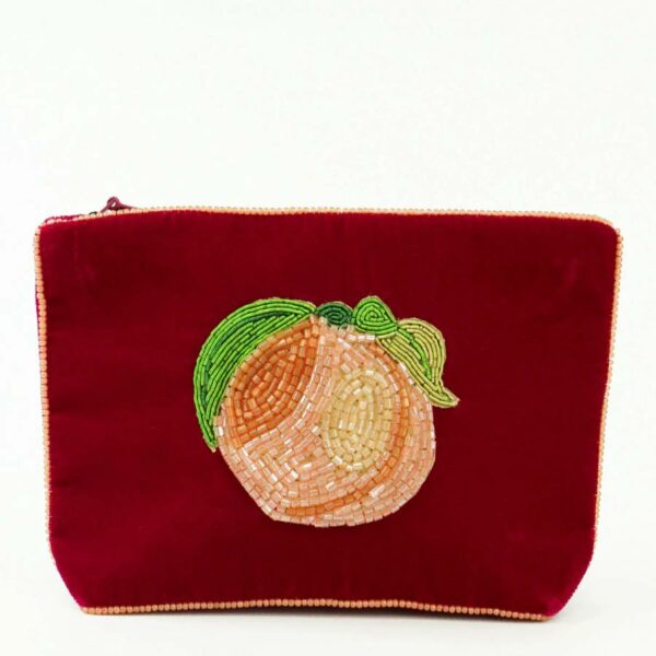 Winter Peach Coin Purse