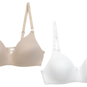 Women's 2 Pk Wireless T-Shirt Bras