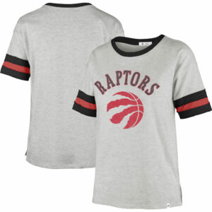 Women's '47 Heathered Gray Toronto Raptors Dani - T-Shirt