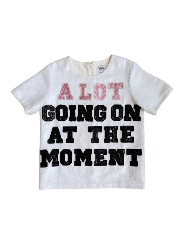 Women's A Lot Going On Sequin T-shirt