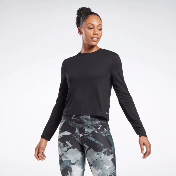 Women's Activchill+Dreamblend Long Sleeve T-Shirt in Black