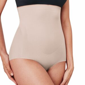 Women's Bali® EasyLite® Firm Control High-Waisted Brief Shapewear DFS062, Size: XL, Sandshell