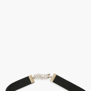 Womens Basic Velvet Choker Necklace - Black - One Size, Black