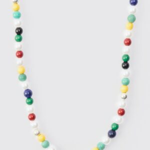 Womens Beaded Necklace - Multi - One Size, Multi