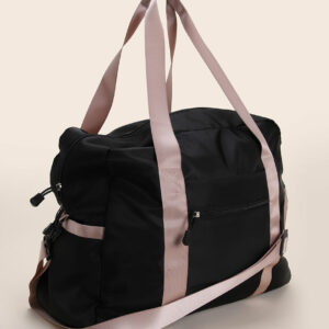 Womens Black & Pink Cabin Bag