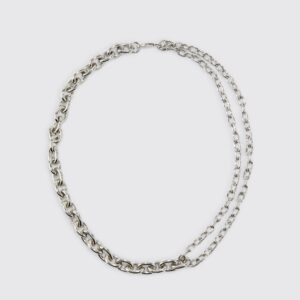 Womens Chain Necklace - Grey - One Size, Grey