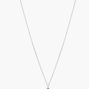 Womens Coin Detail Pendant Necklace - Grey - One Size, Grey