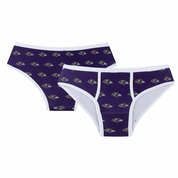 Women's Concepts Sport Purple Baltimore Ravens Gauge Allover Print Knit Panties, Size: XL