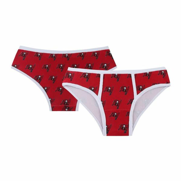 Women's Concepts Sport Red Tampa Bay Buccaneers Gauge Allover Print Knit Panties, Size: XXL