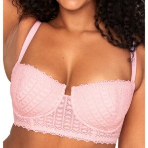 Adore Me Women's Nymphadora Contour Balconette Bra - Medium pink