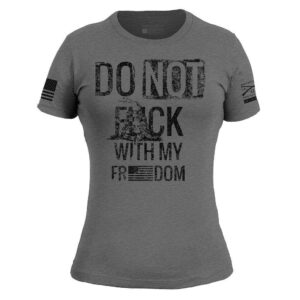 Women's Do Not F*ck With My Freedom Slim Fit T-Shirt