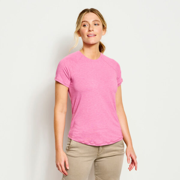 Women's DriCast™ Short-Sleeved UPF 50+ Knit T-Shirt Punch Size Large Recycled Materials/Synthetic Orvis