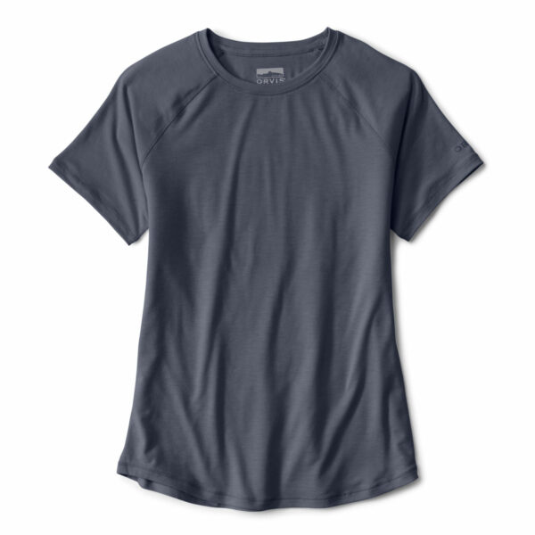 Women's DriCast™ Short-Sleeved UPF 50+ Knit T-Shirt True Navy Size Xl Recycled Materials/Synthetic Orvis