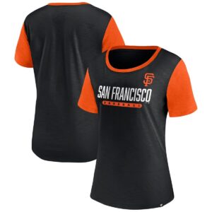 Women's Fanatics Black San Francisco Giants Mound T-shirt - Black