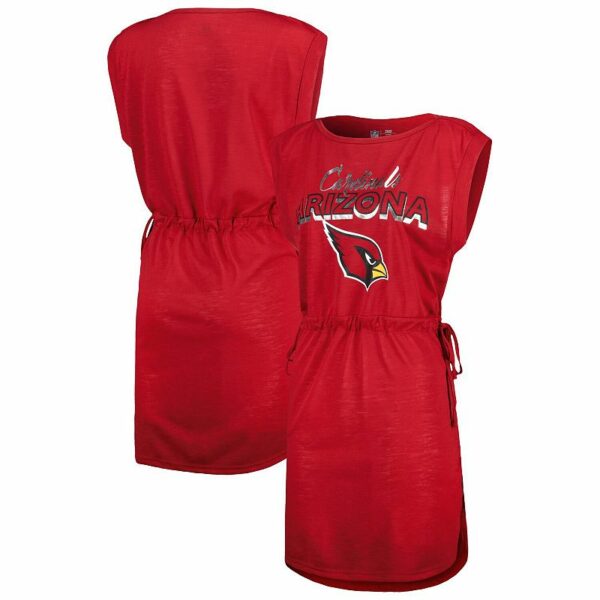 Women's G-III 4Her by Carl Banks Cardinal Arizona Cardinals G.O.A.T. Swimsuit Cover-Up, Size: Large, Red