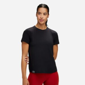 Women's HOKA Essential T-Shirt in Black, Size Large