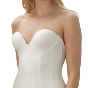 Women's Invisible Strapless Bustier - Ivory