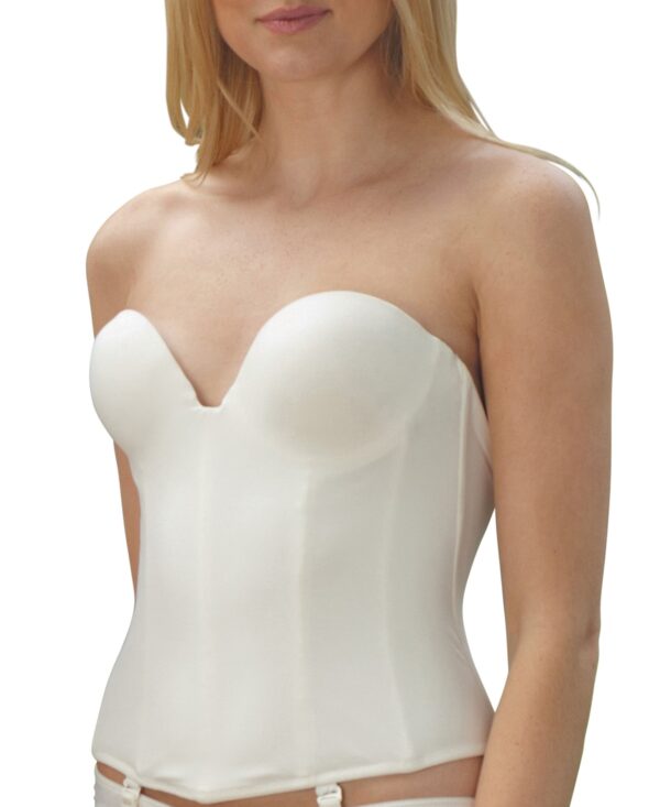 Women's Invisible Strapless Bustier - Ivory