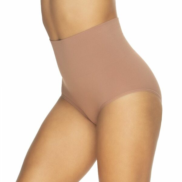 Women's Jezebel Fusion Waist Light Control Shaping Brief Panty 2983P1, Size: 2XL, Hazelnut Hzn