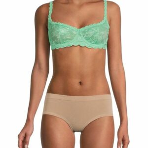 Women's Lace Balconette Bra - Green