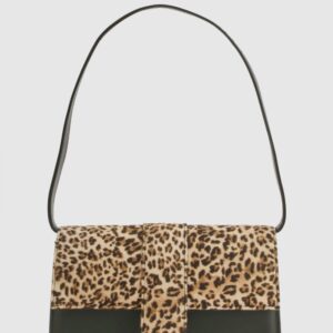 Womens Leopard Print Shoulder Bag - Multi - One Size, Multi