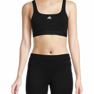 Women's Logo Sports Bra - Black