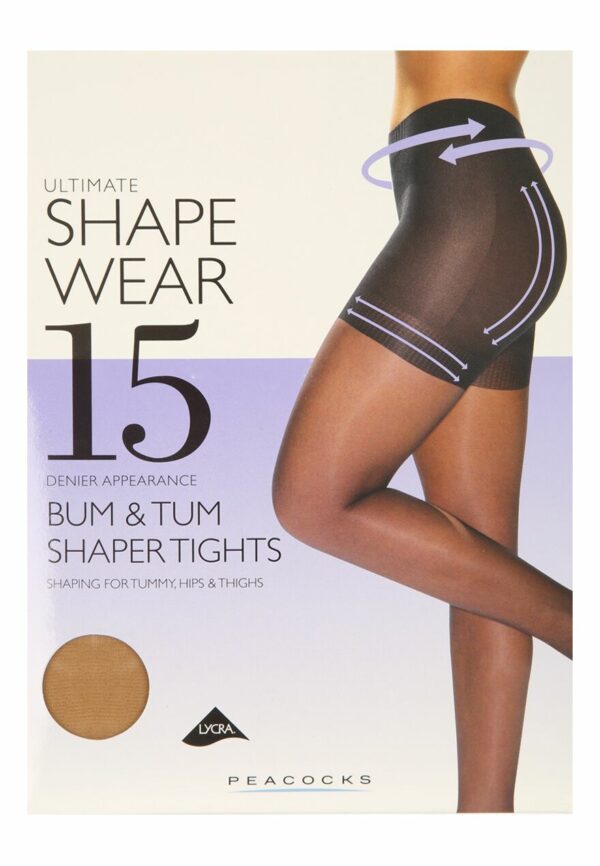 Womens Natural 15 Denier Ultimate Shapewear Tights