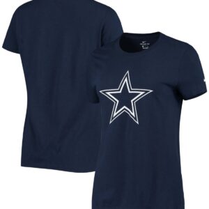 Women's Navy Dallas Cowboys Logo Essential T-shirt - Navy