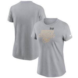 Women's Nike Gray Kansas City Chiefs Super Bowl Lviii Local Essential T-shirt - Gray