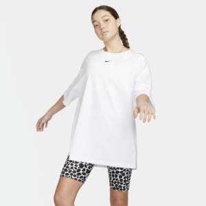 Women's Nike Sportswear Essential Oversized T-Shirt in White, Size: Medium | DX7910-100