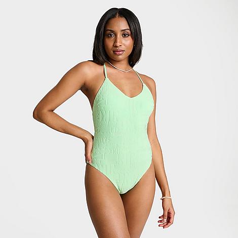 Women's Nike Swim Retro Flow One Piece Swimsuit Bra