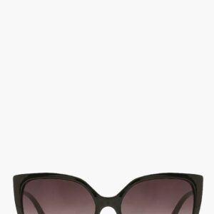 Womens Oversized Cat Eye Sunglasses Gradient Lens - Black - One Size, Black