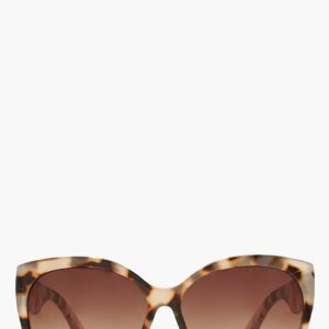 Womens Oversized Tortoise Shell Sunglasses - White - One Size, White