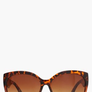 Womens Oversized Tortoiseshell Sunglasses - Brown - One Size, Brown