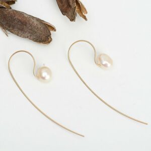 Womens Pear Vintage Simple Earrings