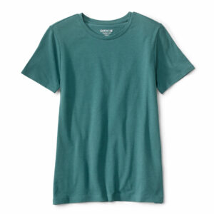 Women's Perfect True Crew Eco-Friendly Short-Sleeved T-Shirt Oceana Size Small Cotton Orvis