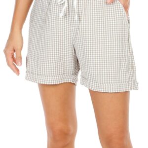 Women's Plaid Print Shorts