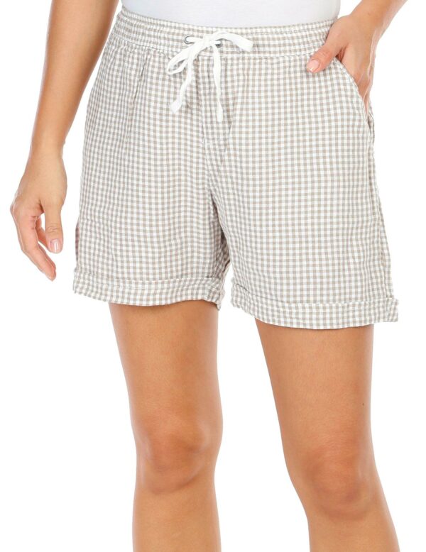 Women's Plaid Print Shorts