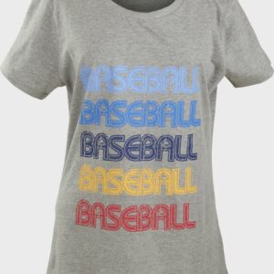 Women's Retro Baseball Short Sleeve T-Shirt