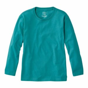 Women's Saturday T-Shirt, Crewneck Three-Quarter-Sleeve Blue-Green 2X, Cotton L.L.Bean