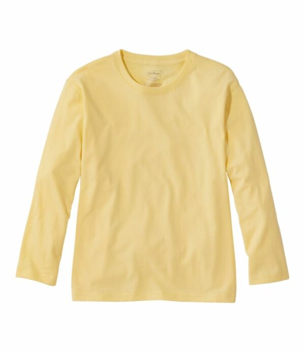 Women's Saturday T-Shirt, Crewneck Three-Quarter-Sleeve Lemon 3X, Cotton L.L.Bean