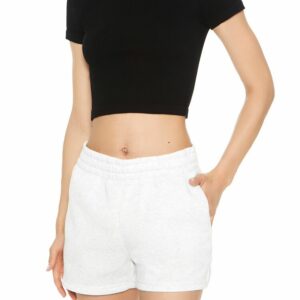 Women's Seamless Cropped T-Shirt in Black Medium