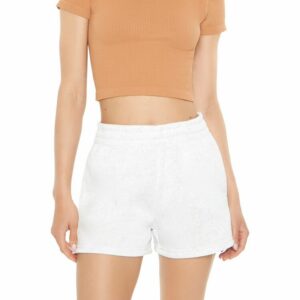 Women's Seamless Cropped T-Shirt in Camel Medium