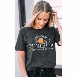 Women's Short Sleeve Pumpkin T-Shirt