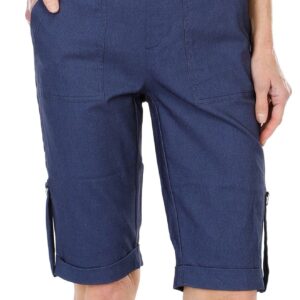 Women's Solid Casual Bermuda Shorts