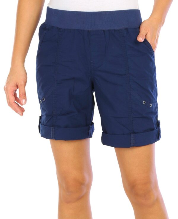 Women's Solid Pull On Shorts